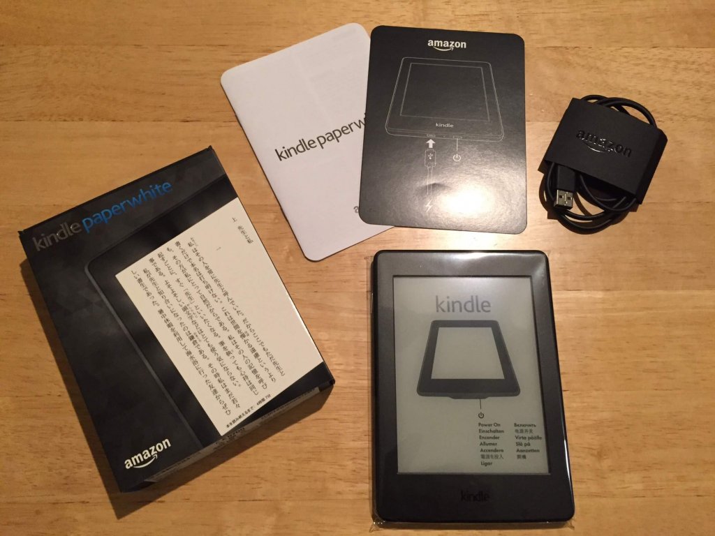 「Kindle Paperwhite マンガモデルのキャンペーン情報つき」の中身