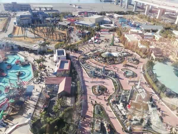 レゴランド上空からの眺め