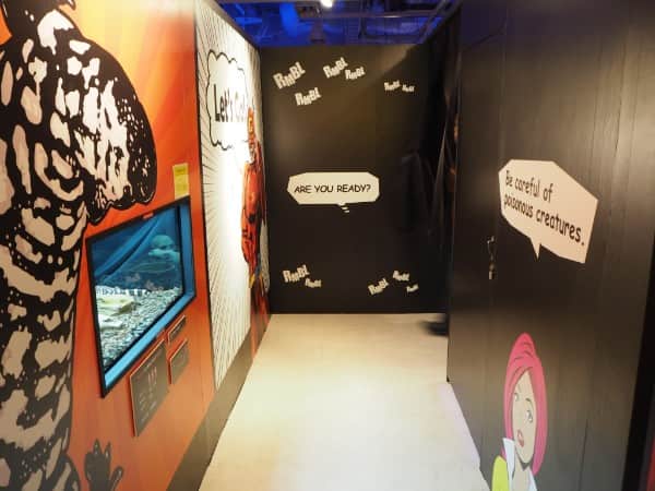 札幌PARCO(パルコ)で開催中の猛毒展2019の館内