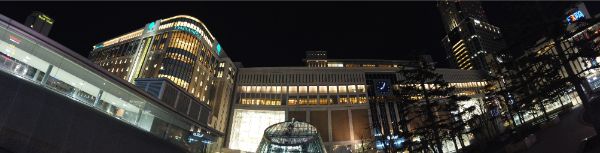 パノラマ撮影で撮った札幌駅