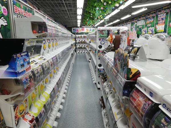 ヨドバシカメラ札幌店のガチャガチャコーナー