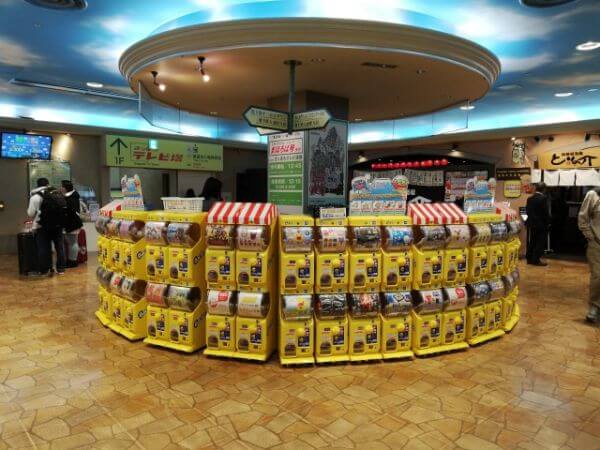 札幌でガチャガチャがたくさん置いてある場所。ガチャガチャが多い場所