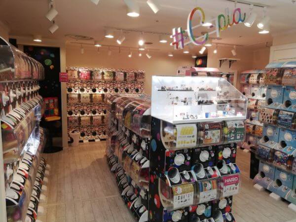 札幌でガチャガチャがたくさん置いてある場所。ガチャガチャが多い場所