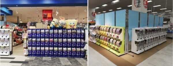 札幌でガチャガチャがたくさん置いてある場所。ガチャガチャが多い場所