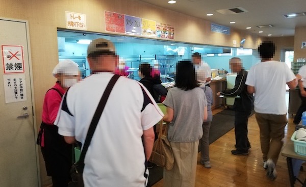 ポリテクセンター北海道の食堂内の様子