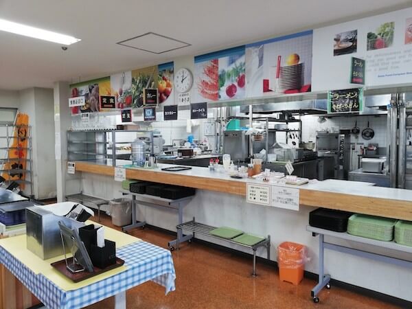 札幌東区役所の食堂