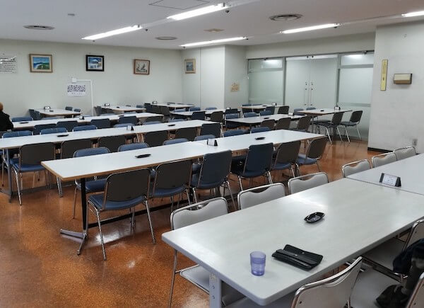 札幌東区役所の食堂
