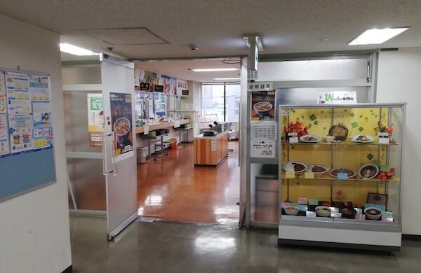 札幌東区役所の食堂