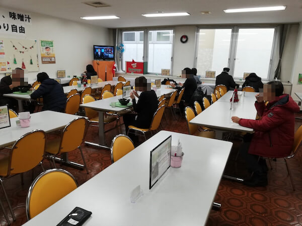札幌市豊平区役所の食堂