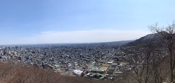 円山山頂からの眺め